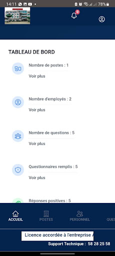 Android application AVIS CLIENT screenshort
