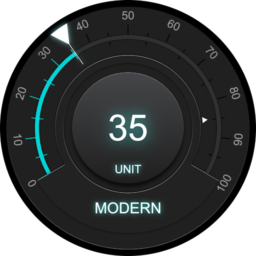 Modern Gauge (WebFX demo) Screenshot 1 - AppWisp.com