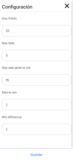 Volleyball Scoreboard Screen 2