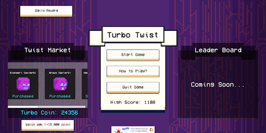 Turbo Twist 1.1 APK + Мод (Unlimited money) за Android
