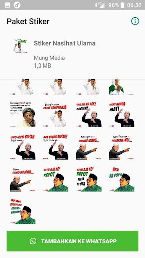 Stiker WA Dakwah Ulama Sepuh