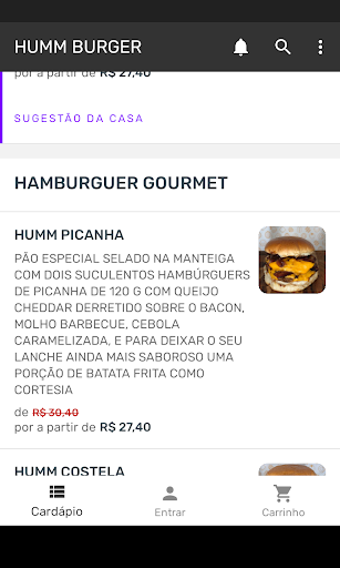 HUMM BURGER Screen 2