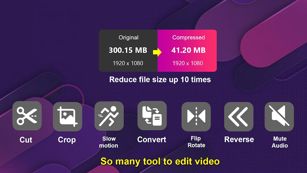 Compress Video - Video Resizer 2.6.8 APK + Mod (Unlocked / Premium) for Android