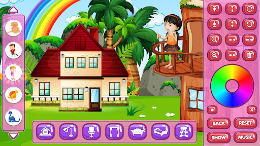 Doll house Design: Home games Screen 2