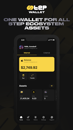 Step Crypto Wallet Screen 2
