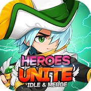 HEROES UNITE : IDLE & MERGE Mod apk أحدث إصدار تنزيل مجاني