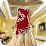 Royal Bridal Dress Photo Maker icon