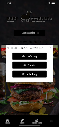 The Beef Corner Bonn Screen 2
