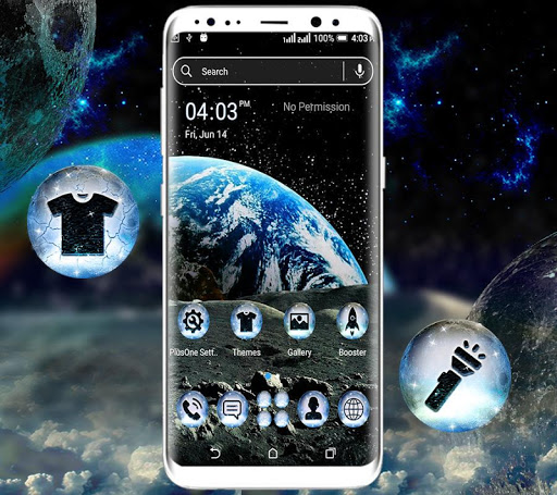 Android application Earth Universe Launcher Theme screenshort