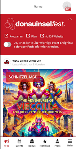 Android application dabei! screenshort