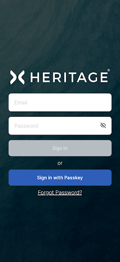 Android application Heritage Holdings screenshort