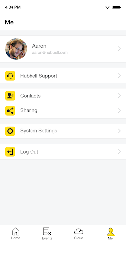 Screenshot of Hubbell Camera Center