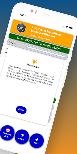 AWS Cloud Practitioner Test Screen 2