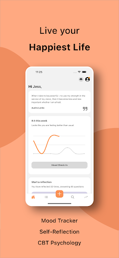 Screenshot of Mood Tracker & Reflect - Luci