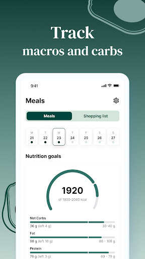 Screenshot of NoCarbsChallenge