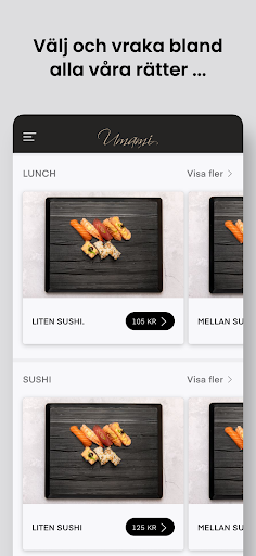 Umami Sushi Screen 2