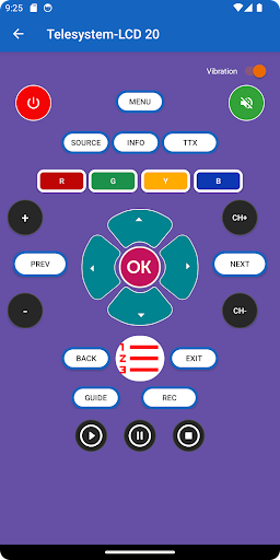 Telesystem TV Remote Screenshot 3 - AppWisp.com