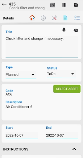 FlexMaint Mobile Screen 3