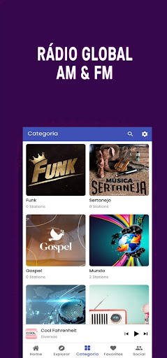 Android application Portal Web Radios screenshort