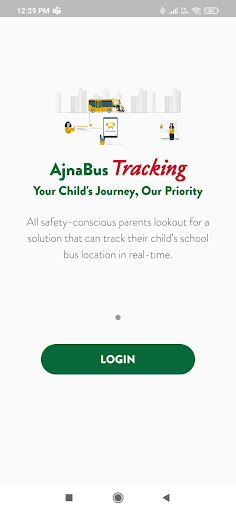 Android application Ajna SchoolBus screenshort