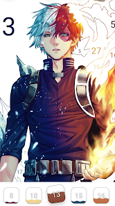 Screenshot 23 Anime Art: Colorea por Número android