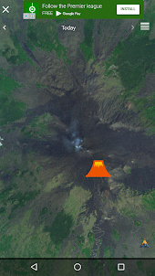 3D Earthquakes Map &amp; Volcanoes