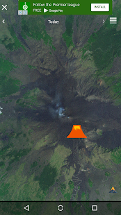 3D Earthquakes Map & Volcanoes