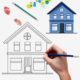 House Draw Step By Step icon