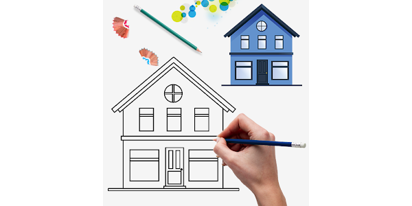 How to Draw a House for Kids House Drawing for Kids