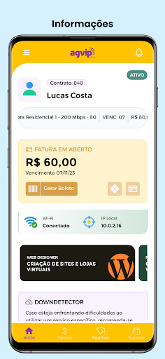Agvip Telecom Screen 2