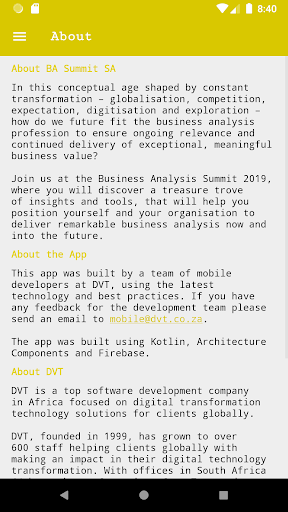 BA Summit Southern Africa