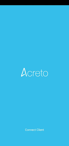 Android application Acreto Connect Client screenshort