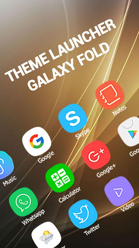 Android application Launcher theme For Galaxy Fold screenshort