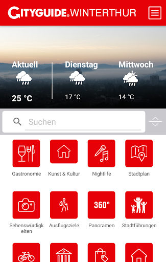 Android application Winterthur screenshort