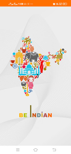 Android application BeIndian ByIndian Shopping App screenshort