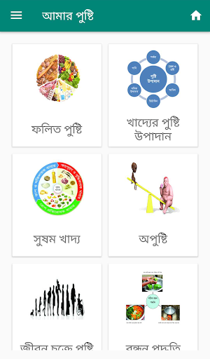 Android application আমার পুষ্টি (Amar Pushti) screenshort