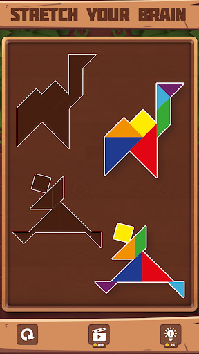 Android application Tangram King: Master Puzzle screenshort
