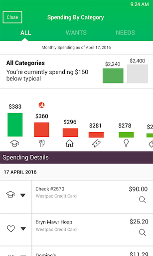 Westpac CashNav Screenshot