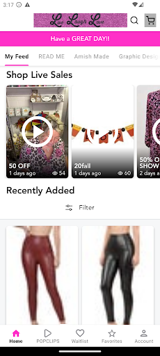 Screenshot of Live Laugh Love Boutique