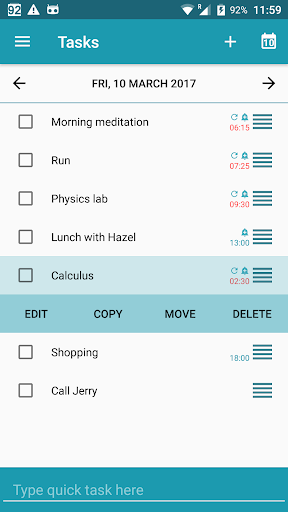 Daily Task List Screenshot 4 - AppWisp.com