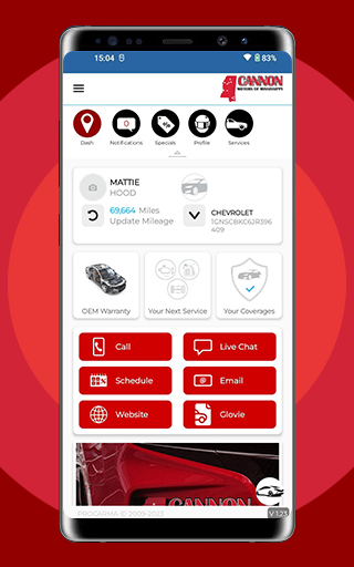 Cannon Motors Screen 2