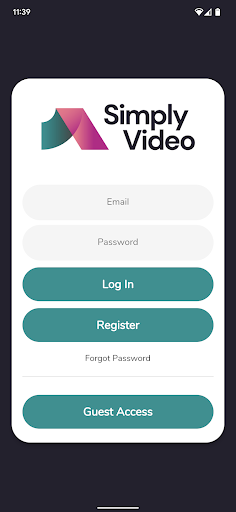 Android application SimplyVideo Companion screenshort