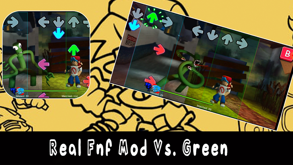 Download Green rainbow friends fnf vs 2 on PC (Emulator) - LDPlayer