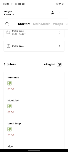 Al Agha Shawarma Screen 3