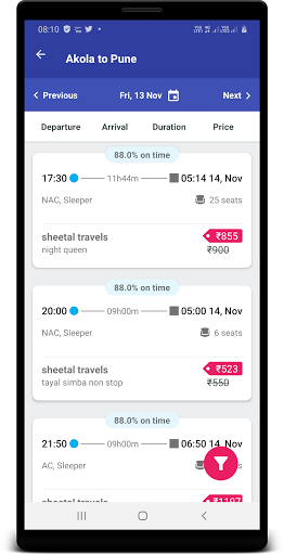 Sheetal Travels Screen 3