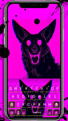 Android application Creepy Dog Theme screenshort