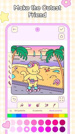 Game screenshot My Cute Friends: Coloring Book apk download