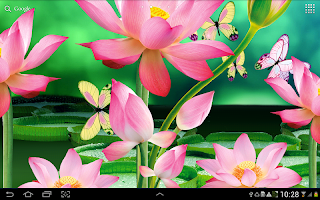 screenshot of Lotus Live Wallpaper