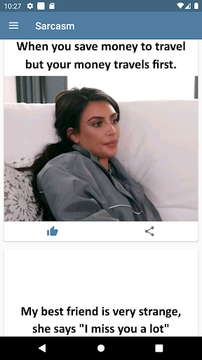 Sarcasm: Funny Memes & Jokes Screen 3