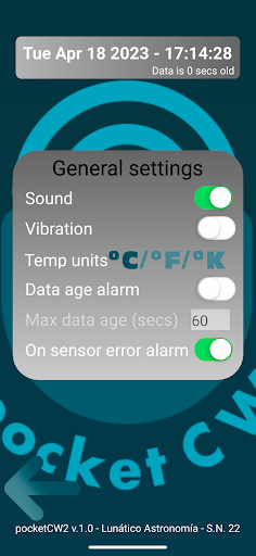 Pocket CloudWatcher 2 Screen 3